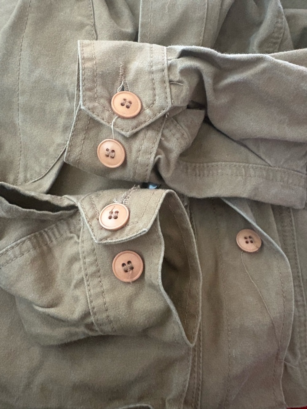 Vintage Banana Republic Safari Bush Jacket XS Italian Canvas Military Field Coat - Picture 7 of 16